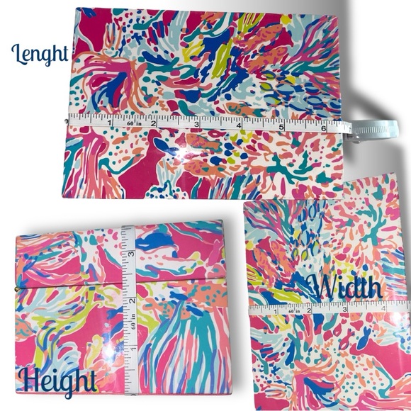 Lilly Pulitzer Jewelry Box- Dragonfruit Sunken Treasure Pattern - Picture 5 of 6